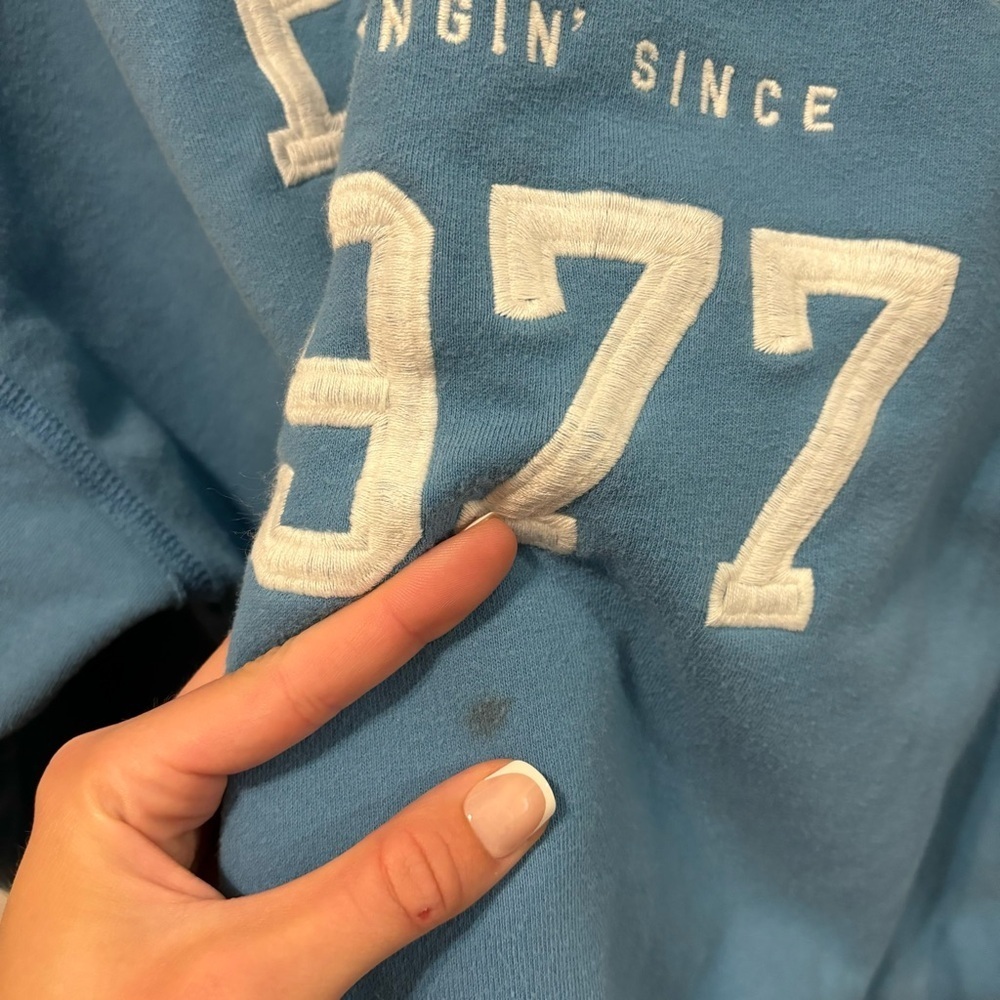 American Eagle Blue Logo Crewneck Sweatshirt - Picture 7 of 7